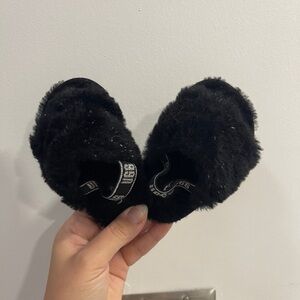 UGG toddler girl fluff slides